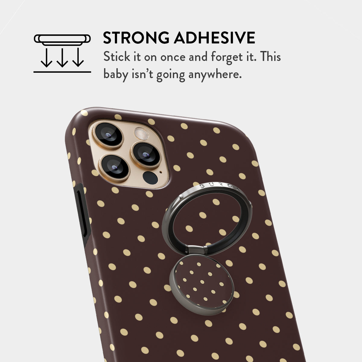 Sorry Busy - Adhesive Ring Holder