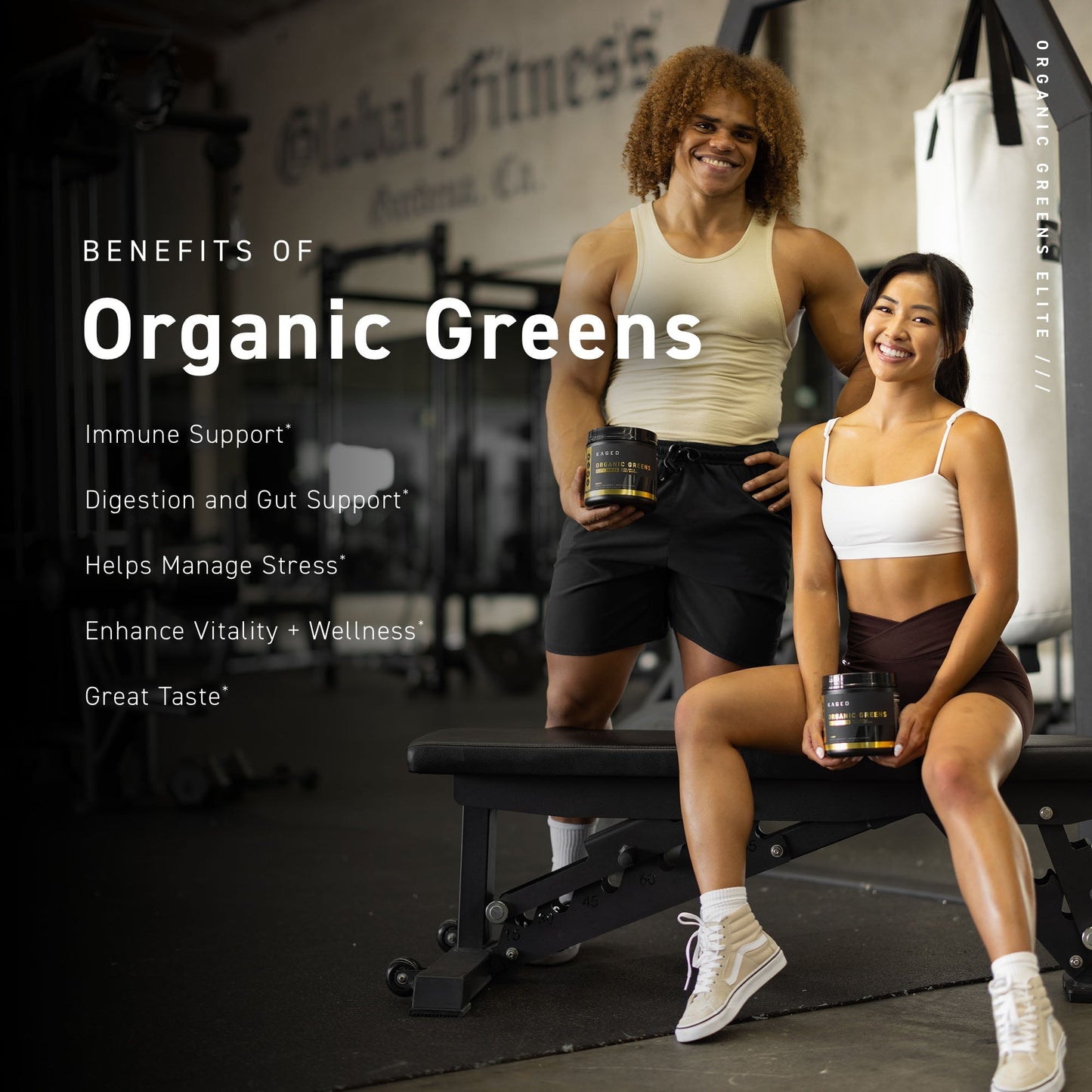 Kaged Organic Greens Elite Superfood Drink
