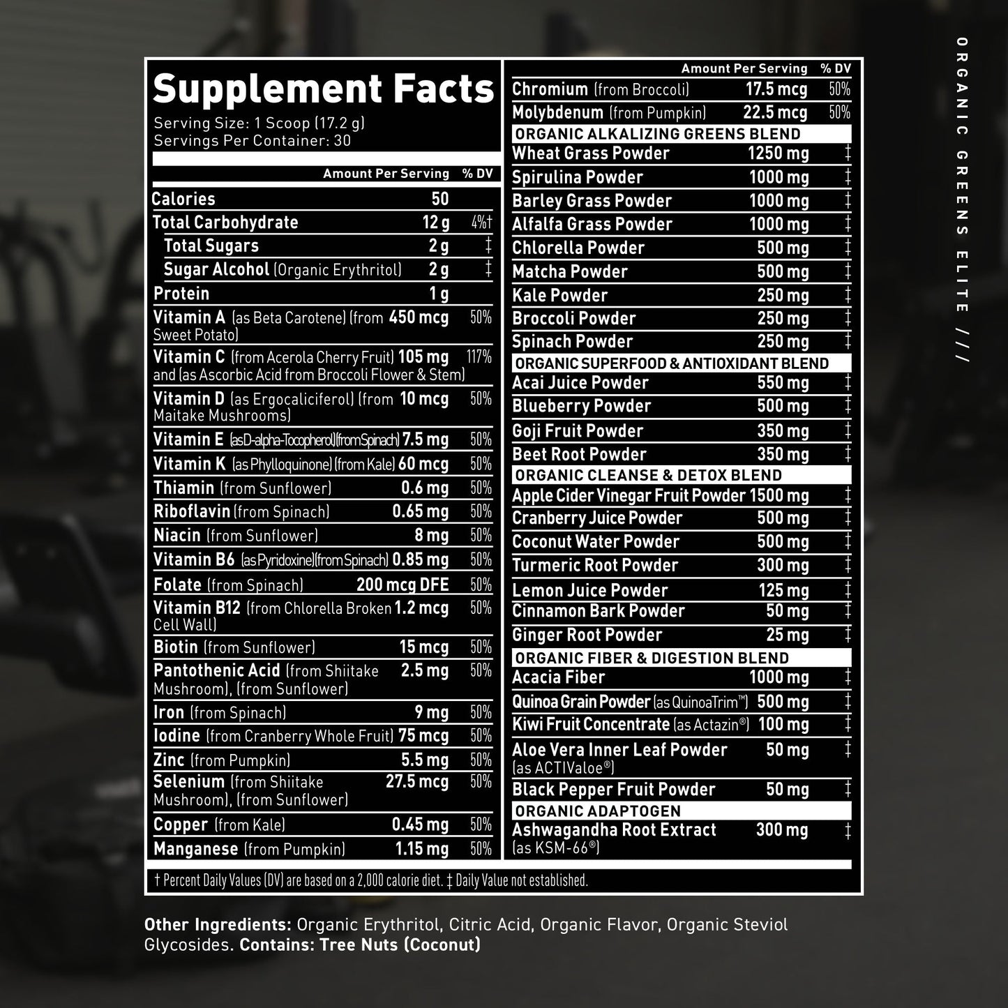 Kaged Organic Greens Elite Superfood Drink