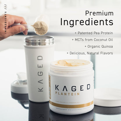 Kaged Plantein Protein Powder