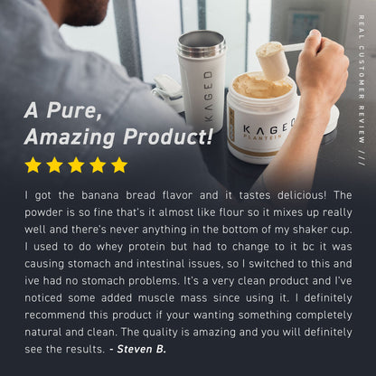 Kaged Plantein Protein Powder