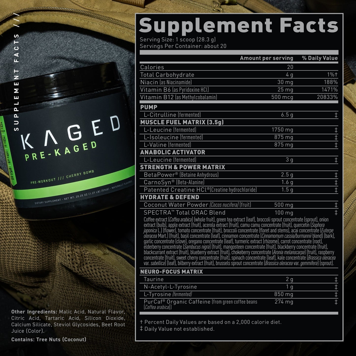 Kaged Pre-Kaged Pre-Workout Formula