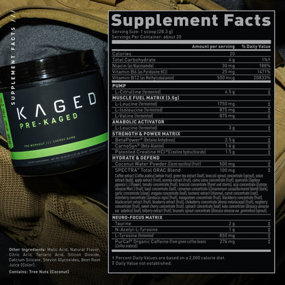 Kaged Pre-Kaged Pre-Workout Formula