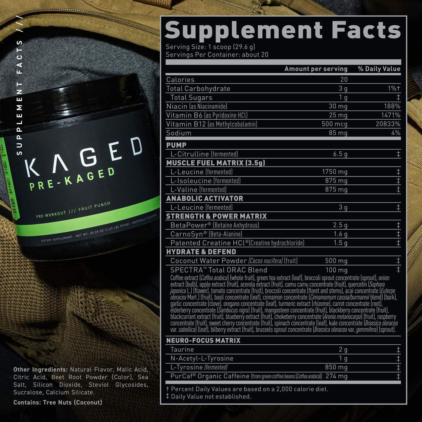 Kaged Pre-Kaged Pre-Workout Formula
