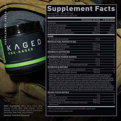 Kaged Pre-Kaged Pre-Workout Formula