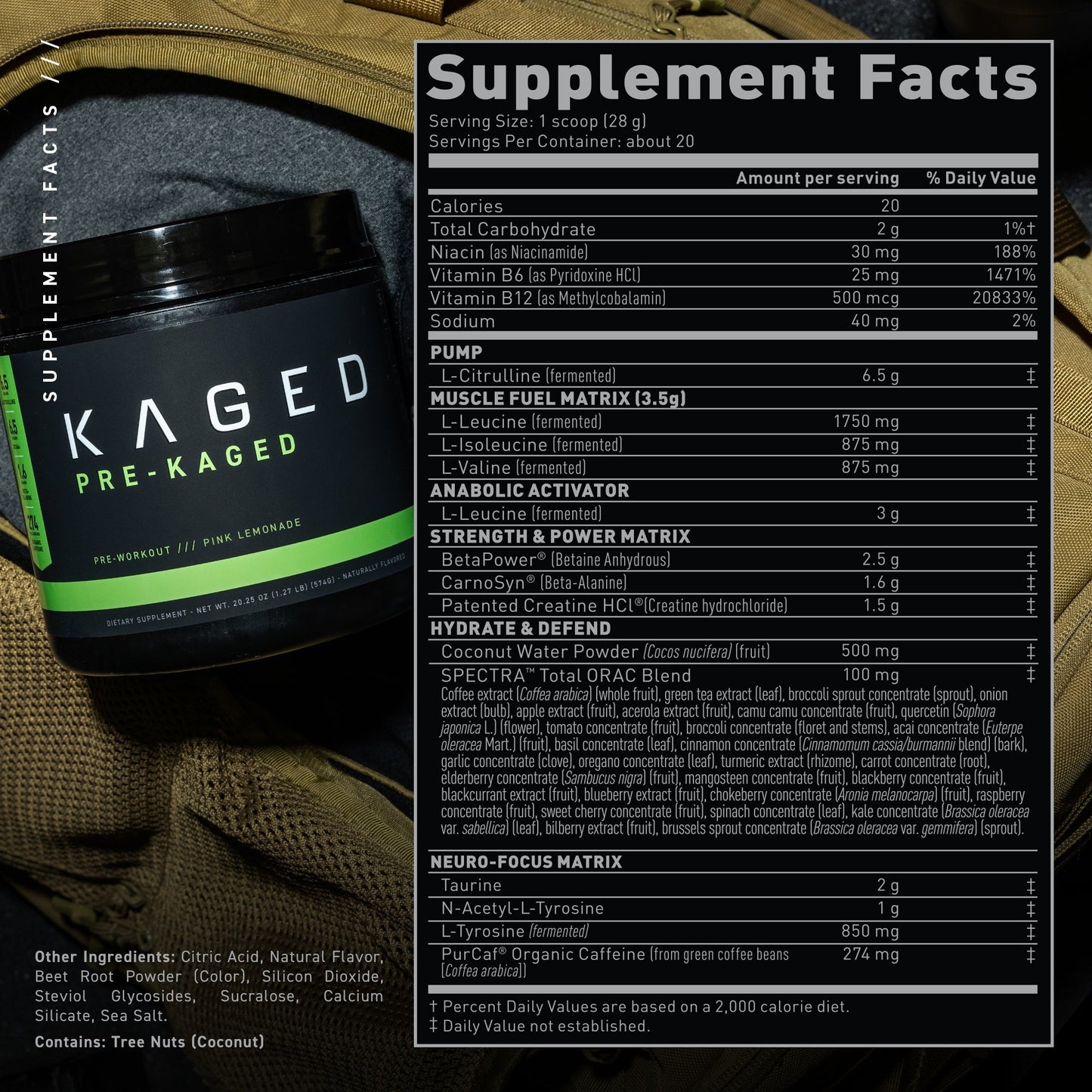 Kaged Pre-Kaged Pre-Workout Formula