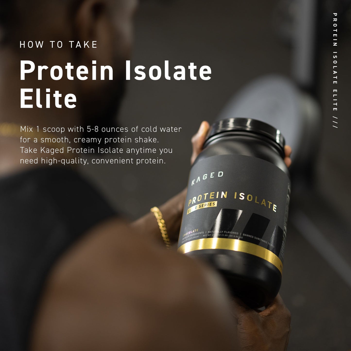 Kaged Protein Isolate Elite Time-Release Protein Powder