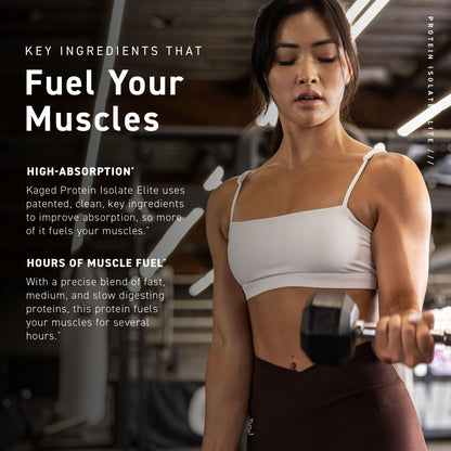 Kaged Protein Isolate Elite Time-Release Protein Powder