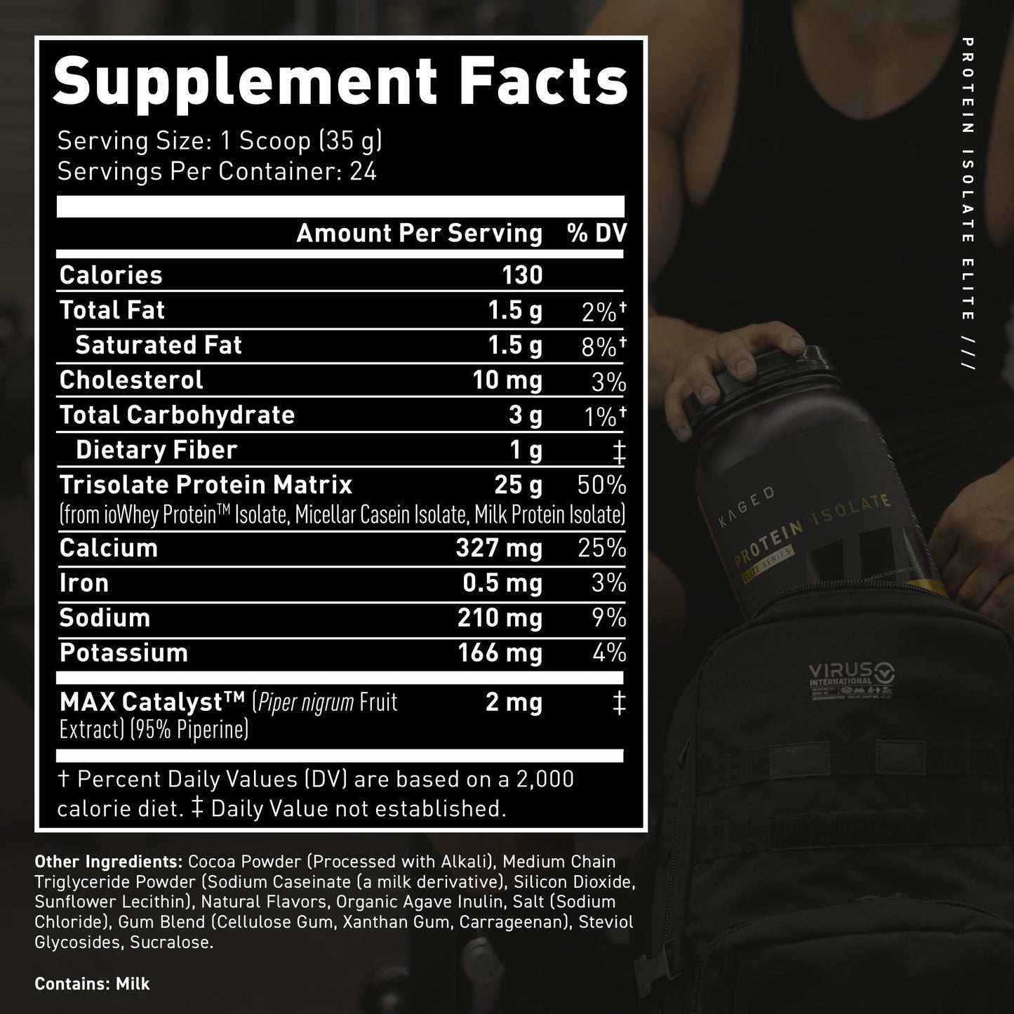 Kaged Protein Isolate Elite Time-Release Protein Powder