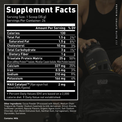 Kaged Protein Isolate Elite Time-Release Protein Powder