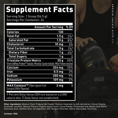 Kaged Protein Isolate Elite Time-Release Protein Powder