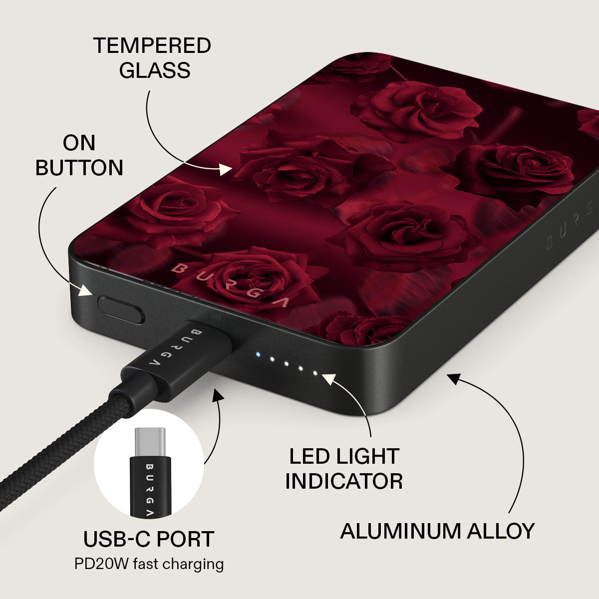 Femme Fatale - Magnetic Power Bank
