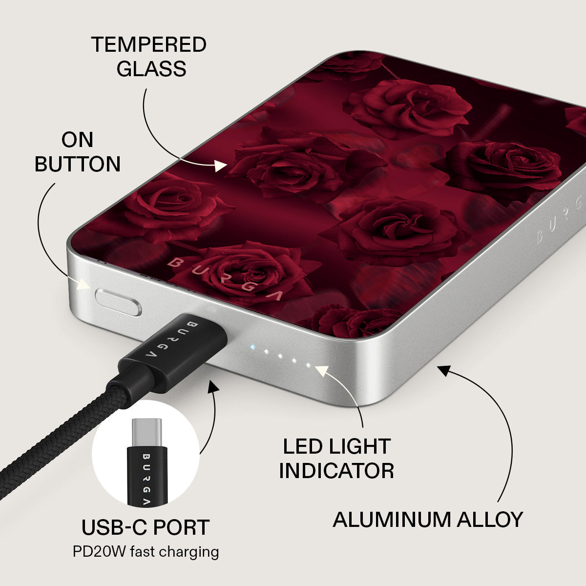 Femme Fatale - Magnetic Power Bank