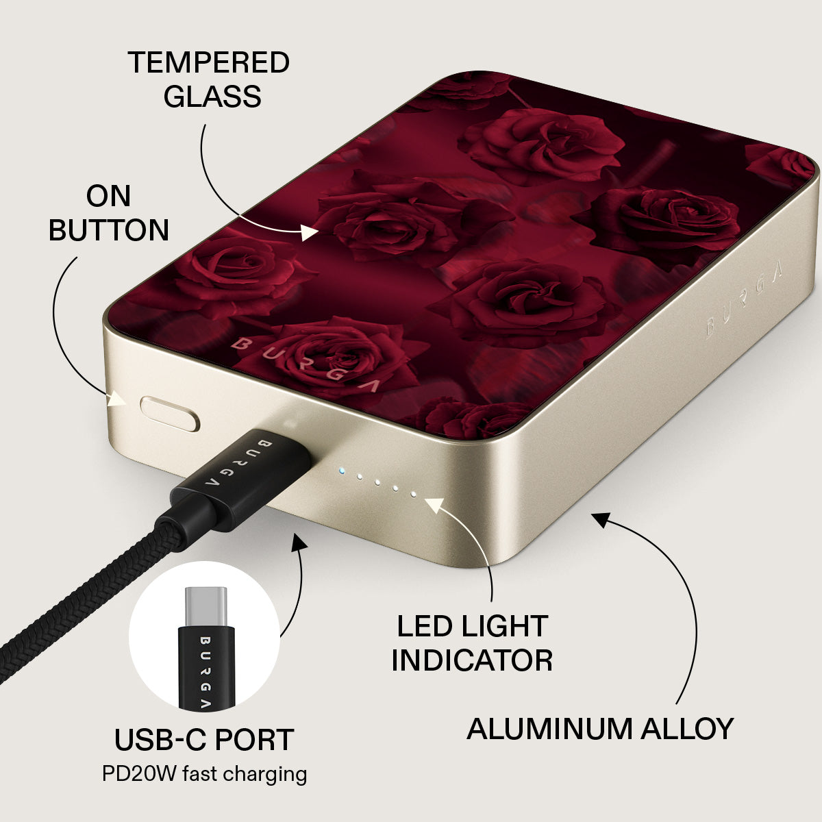 Femme Fatale - Magnetic Power Bank