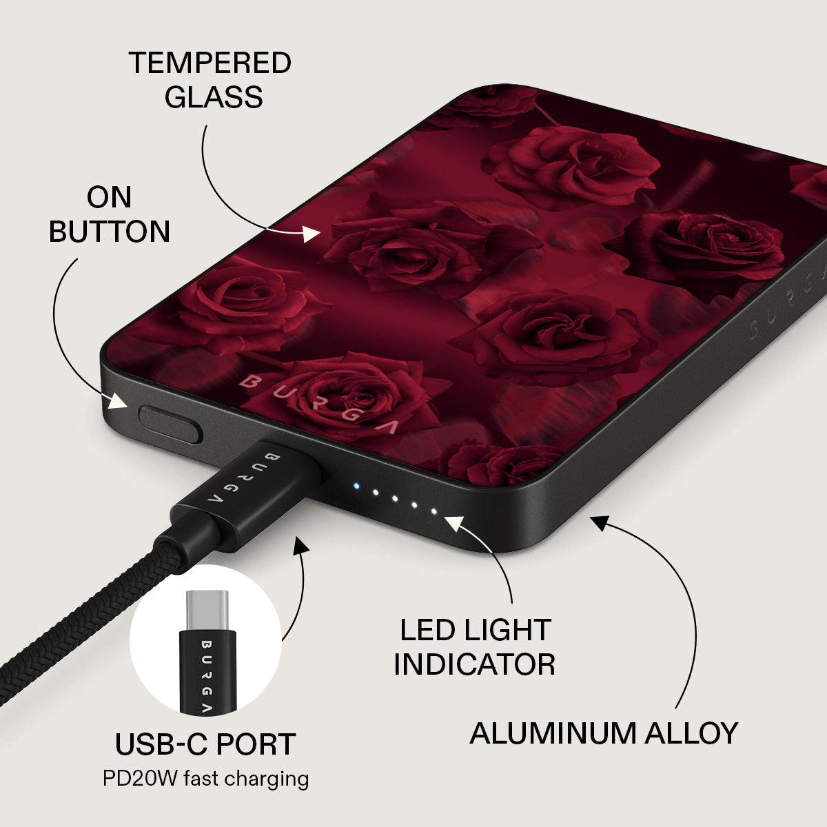Femme Fatale - Magnetic Power Bank