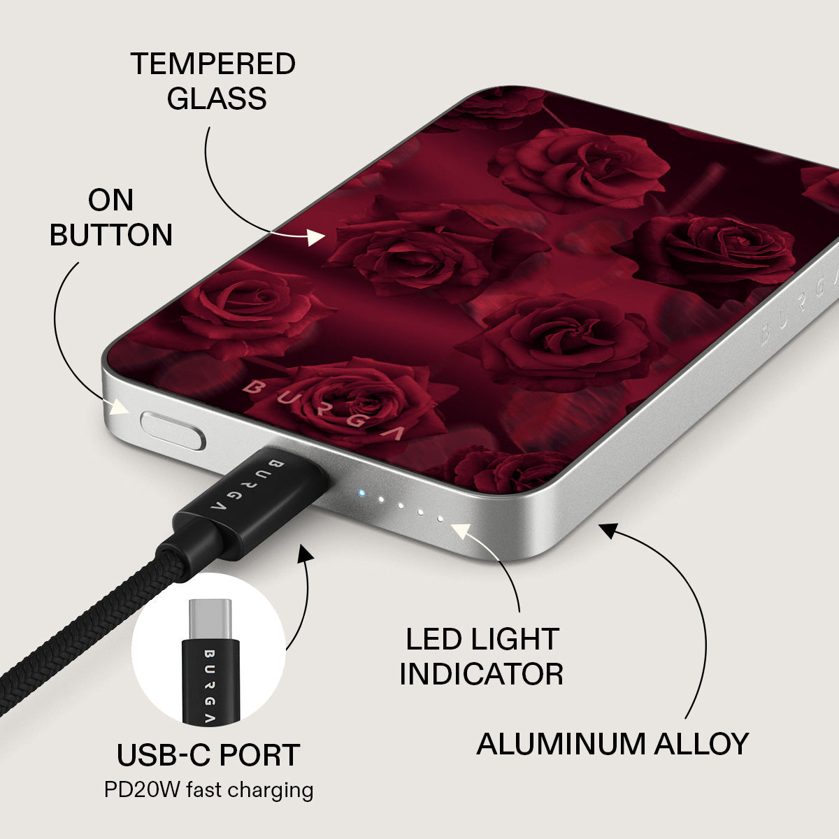 Femme Fatale - Magnetic Power Bank