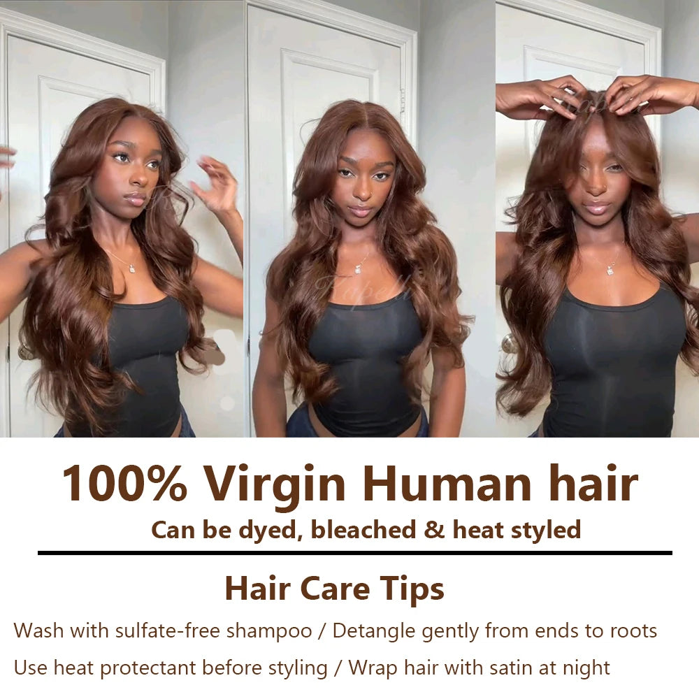 Unprocessed Brazilian Body Wave Human Hair Bundles HD Frontal/Closure Invisible Melt Skin Lace 4x4 13x4 100% Raw Remy Hair Weave