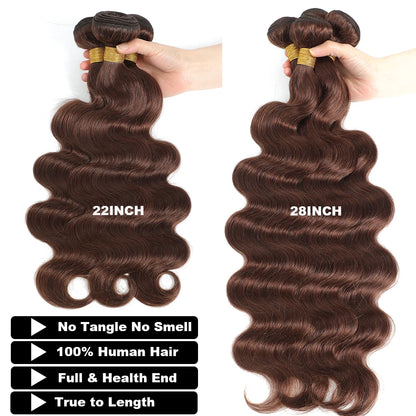 Unprocessed Brazilian Body Wave Human Hair Bundles HD Frontal/Closure Invisible Melt Skin Lace 4x4 13x4 100% Raw Remy Hair Weave