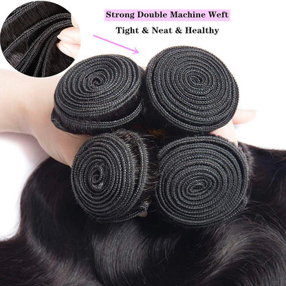 Vallbest Peruvian Body Wave Bundles Remy Wavy Human Hair Extensions 3 4 Bundles Deals 100% Body Wave Human Hair Bundles