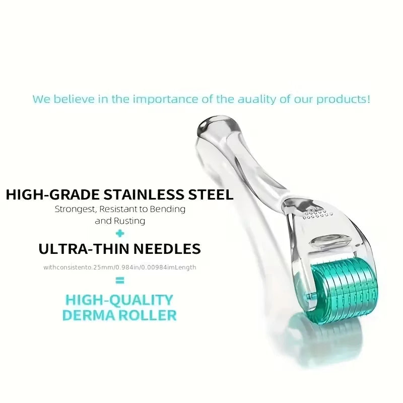 Adjustable Skin Marking 192 Microneedle Roller for Face Scalp Beard Body Facial Beauty for Skincare Tool for Women & Men