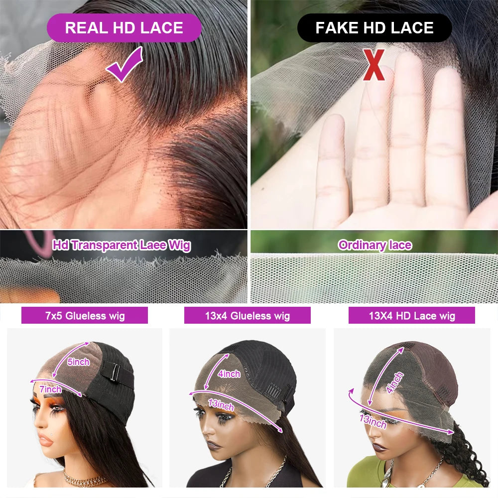 Curly Short Bob Wig Human Hair Deep Wave Glueless Wear And Go 13X6 Hd Lace Front Water Curls Human Hair Lace Frontal Vietnamese