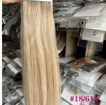 ZZHAIR 100% Human Hair Extensions 16"-26" Magic Wrap Around Ponytail 140g Clip In  Machine Made Remy Horsetail Stragiht