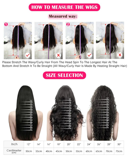 200 Density Body Wave 13x6 HD Transparent Lace Front Human Hair Wigs For Women 13x4 360 Lace Frontal Brazilian Wigs Pre Plucke