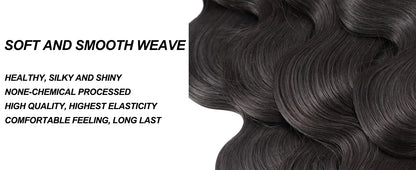 12A Body Wave Human Hair Bundles 40 Inch Human Hair Unprocessed Brazilian Virgin 3 4 Pcs Raw Hair Bundles Weave Extensions