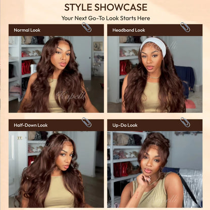 Unprocessed Brazilian Body Wave Human Hair Bundles HD Frontal/Closure Invisible Melt Skin Lace 4x4 13x4 100% Raw Remy Hair Weave