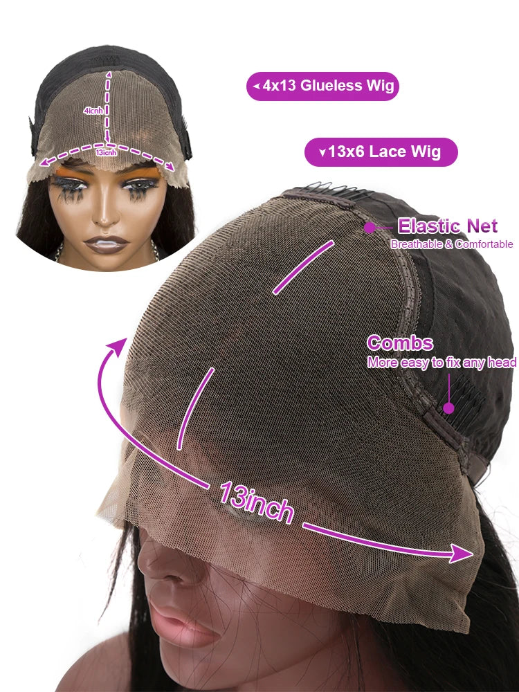 Curly Short Bob Wig Human Hair Deep Wave Glueless Wear And Go 13X6 Hd Lace Front Water Curls Human Hair Lace Frontal Vietnamese