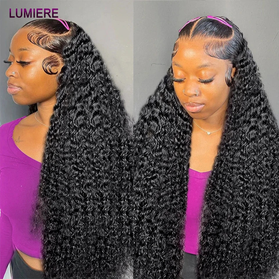 Water Wave Bundle With Closure Wet and Wavy Curly 100% Virgin Raw Jerry Curly Human Hair Bundle With Frontal Hair Extension 18A