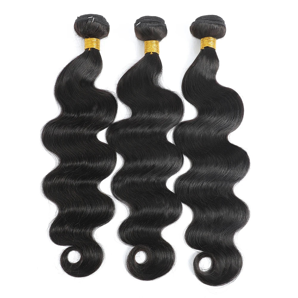 Unprocessed Brazilian Body Wave Human Hair Bundles HD Frontal/Closure Invisible Melt Skin Lace 4x4 13x4 100% Raw Remy Hair Weave