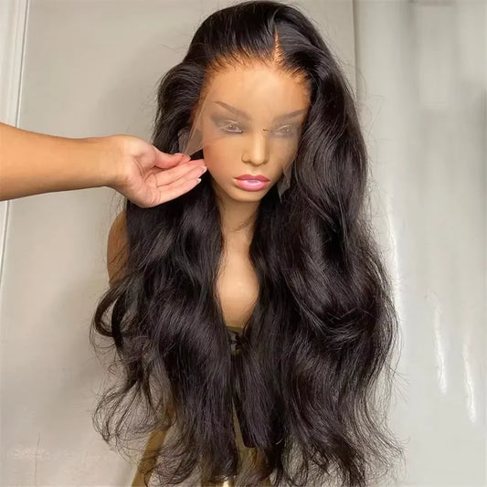 40 44 Inch Raw Wet And Wavy HD Lace Frontal Wig 13x4 13x6 200Density Black Pre Plucked Body Wave Lace Front Real Human Hair Wigs