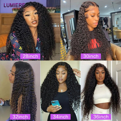 Water Wave Bundle With Closure Wet and Wavy Curly 100% Virgin Raw Jerry Curly Human Hair Bundle With Frontal Hair Extension 18A