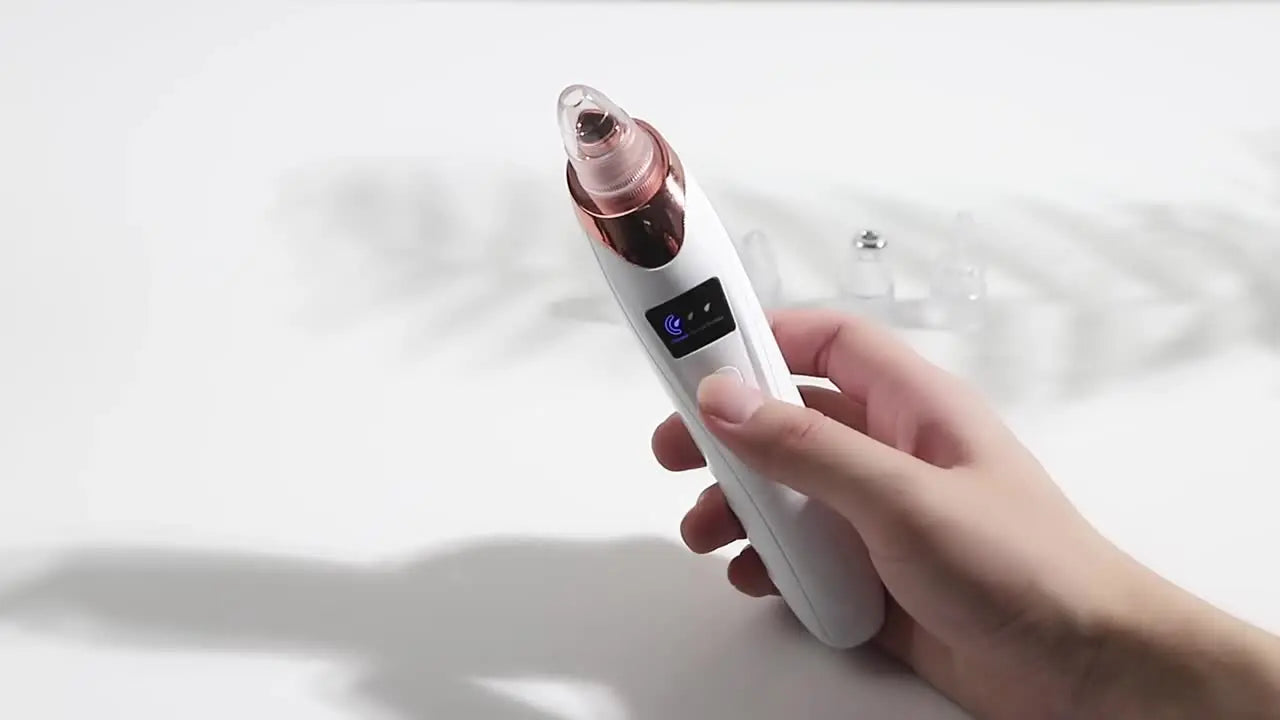 Visual Blackhead Device Small Bubble Beauty Device Hot and Cold Pimple Removal Blackhead Suction Blackhead Cleaner