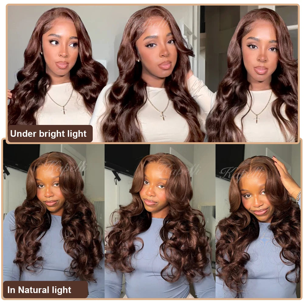 Unprocessed Brazilian Body Wave Human Hair Bundles HD Frontal/Closure Invisible Melt Skin Lace 4x4 13x4 100% Raw Remy Hair Weave