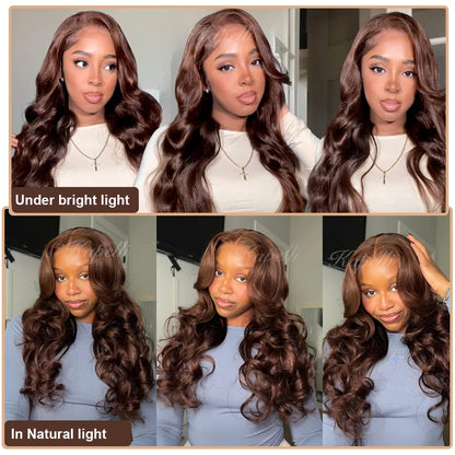 Unprocessed Brazilian Body Wave Human Hair Bundles HD Frontal/Closure Invisible Melt Skin Lace 4x4 13x4 100% Raw Remy Hair Weave