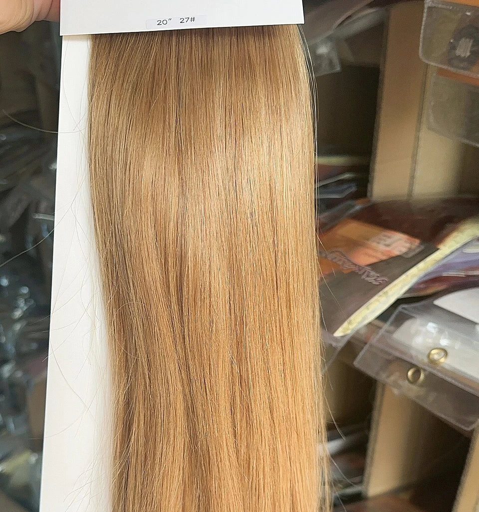 ZZHAIR 100% Human Hair Extensions 16"-26" Magic Wrap Around Ponytail 140g Clip In  Machine Made Remy Horsetail Stragiht