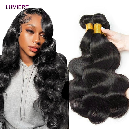 Loose Body Wave Virgin Raw Indian Wholesale Human Hair 3/4 Bundles Deal For Women Wet And Wavy Hair Weave Extension Double Weft