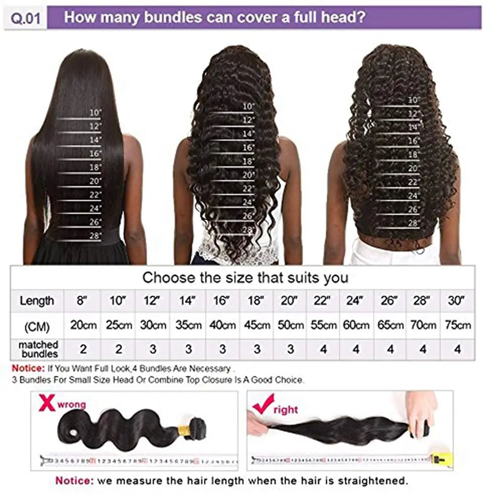 Unprocessed Brazilian Body Wave Human Hair Bundles HD Frontal/Closure Invisible Melt Skin Lace 4x4 13x4 100% Raw Remy Hair Weave