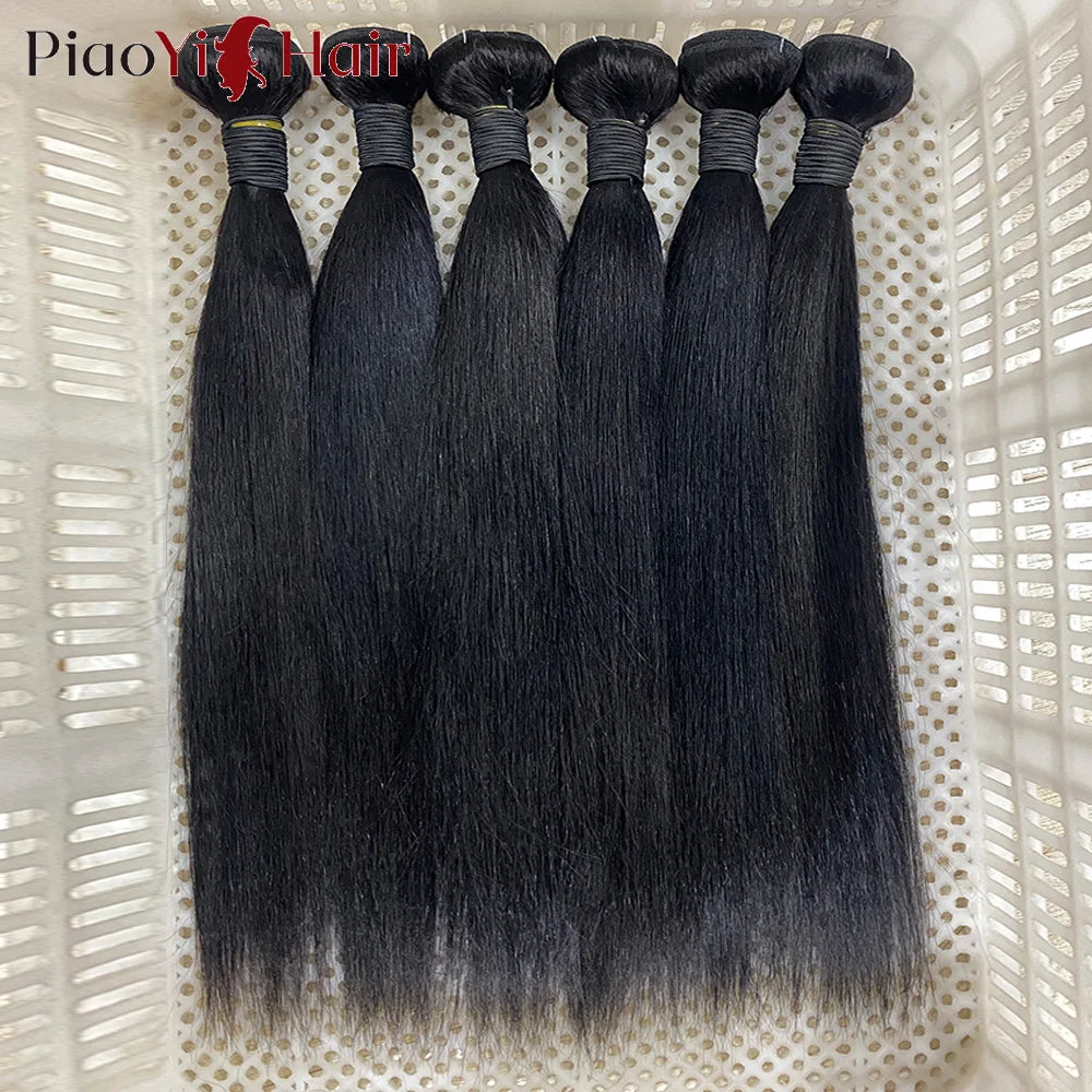 12A Straight Human Hair Bundles 100% Raw Human Hair Bundles 20 22 24Inch Unprocessed Virgin Human Hair Extension Top Quality