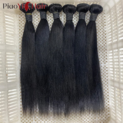 12A Straight Human Hair Bundles 100% Raw Human Hair Bundles 20 22 24Inch Unprocessed Virgin Human Hair Extension Top Quality