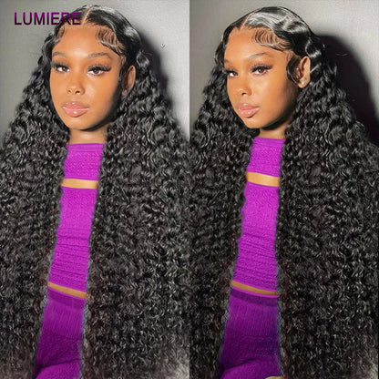 Water Wave Bundle With Closure Wet and Wavy Curly 100% Virgin Raw Jerry Curly Human Hair Bundle With Frontal Hair Extension 18A