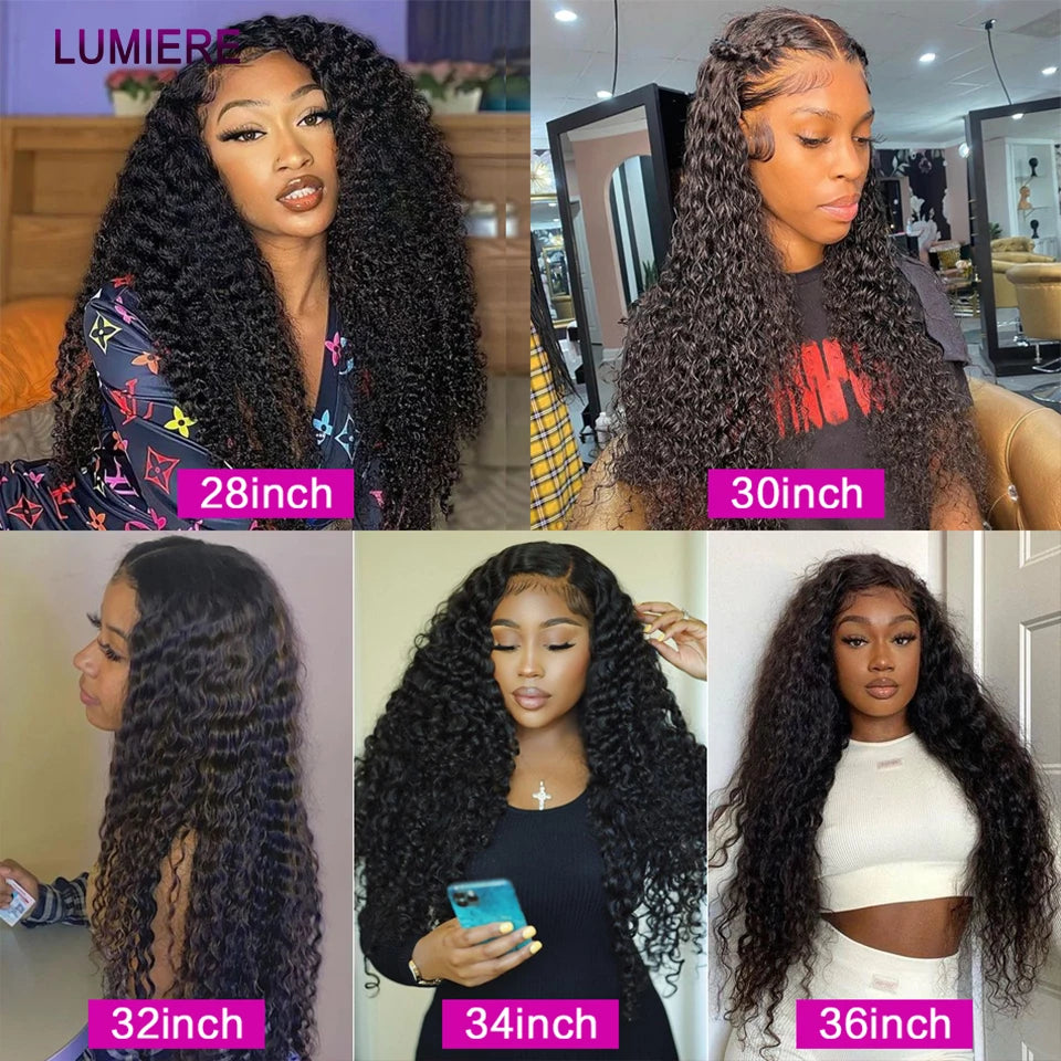 Water Wave Bundle With Closure Wet and Wavy Curly 100% Virgin Raw Jerry Curly Human Hair Bundle With Frontal Hair Extension 18A