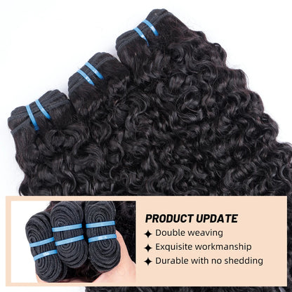 PerisModa Burmese Curly Bundles 100% Human Hair Bundles Virgin Weave Human Hair Extensions Curly Ends 1/3/4 Pcs Natural Color