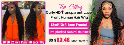 Cynosure 13X4/13X6 HD Transparent Lace Front Human Hair Wigs for Women Pre Plucked Remy Brazilian Straight Lace Frontal Wig