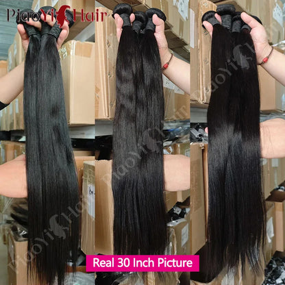 12A Straight Human Hair Bundles 100% Raw Human Hair Bundles 20 22 24Inch Unprocessed Virgin Human Hair Extension Top Quality