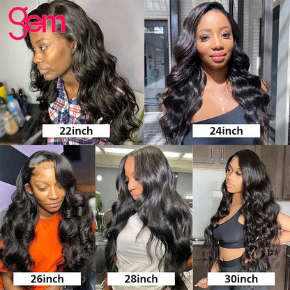Body Wave Bundles Human Hair 1/3/4 Bundles 100% Human Hair Natural Black Color Brazilian Virgin Weave Bundles Hair Extensions