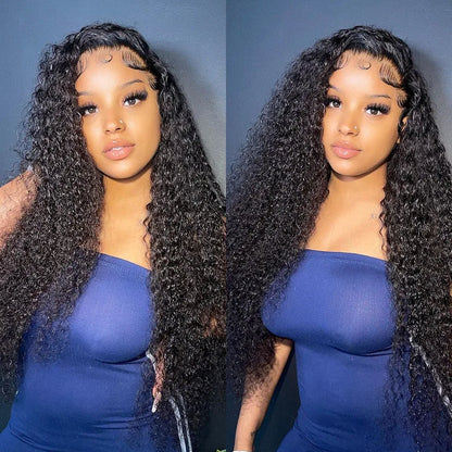Water Wave Bundle With Closure Wet and Wavy Curly 100% Virgin Raw Jerry Curly Human Hair Bundle With Frontal Hair Extension 18A