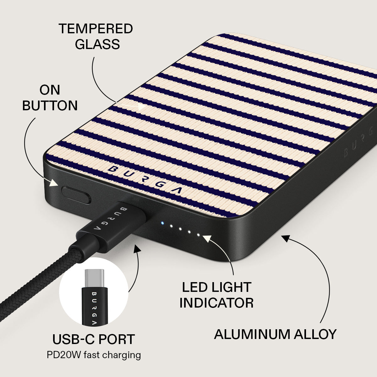 Old Money - Magnetic Power Bank